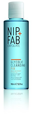Nip + Fab Glycolic Acid Fix Foaming Cleanser for Face with Olive Oil, Exfoliating Resurfacing AHA Facial Cleansing Foam Wash for Exfoliation Even Tone Brighten Skin, Fine Lines and Wrinkles, 150 ml
