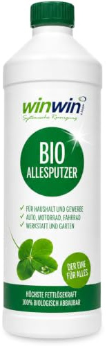 winwinCLEAN Allesputzer Allzweckreiniger I Bis zu 100L Reinigungslösung I Hochkonzentrierter Universalreiniger für Küche Bad Böden Auto uvm | Materialschonend Umweltverträglich & mit Frischeduft | 1L