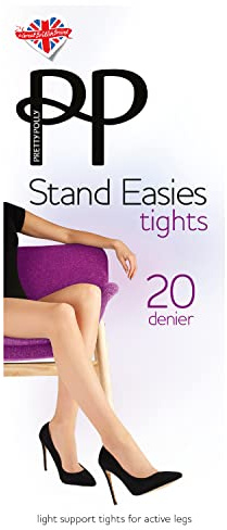 Pretty Polly Stand Easies Support Tights -Sunblush, M