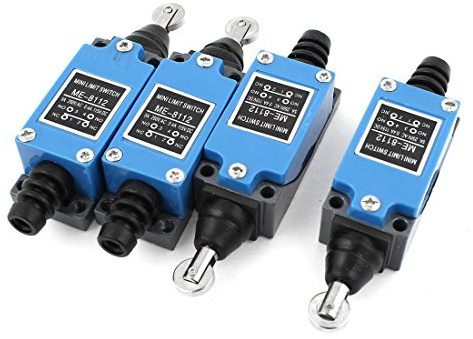 Sourcingmap 4 x ME-8112 Parallel Roller Plunger Limit Switch AC 250V DC 115V