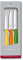 Victorinox Swiss Classic, set di 3 coltelli da verdura in confezione regalo, lavabili in lavastoviglie, colorati