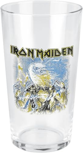 Iron Maiden Live After Death Unisex Pint Glass Transparent, Glass,