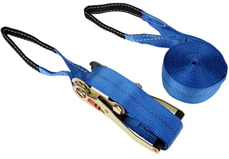 Tubayia 36 FT Slackline Kit mit Haken und Ratsche für Anfänger, Kinder und Familien (Blau)