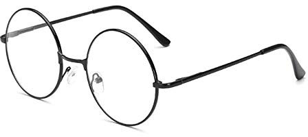 GEMSeven Runde Myopiebrille Metallrahmen Optische Klare Brillen