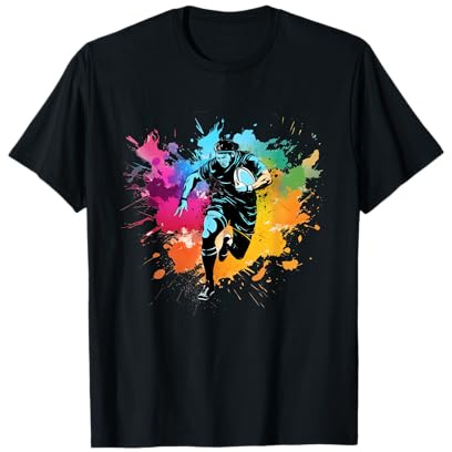 Tenue de rugby multicolore pour garçons et filles T-Shirt