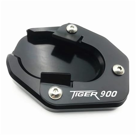 TONGUC Fuß-Verbreiterung Ständer Platte Für Tr&iumph Für TIGER 900 Für TIGER 900 GT GT PRO Für TIGER 900 GT LOW Für TIGER 850 Sport Ständer Fuß Seitenständer Verlängerung Stützplatte Pad