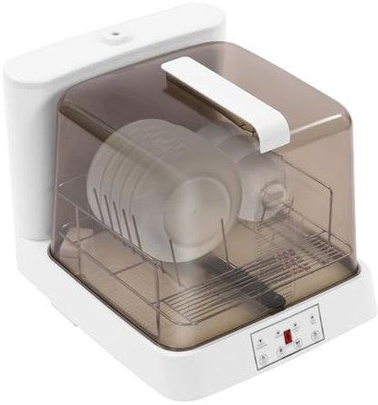 Tenddya Mini lave-vaisselle, lave-vaisselle, avec 3 modes de nettoyage, autoportant, avec réservoir, pour appartements, dortoirs, camping-cars