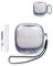Case Cover for Soundcore by Anker P20i True Wireless Earbuds,WUNIAK Clear Soft TPU Protective Cover with Keychain and Cleaner Kit for Women Men Shockproof Skin,Clear