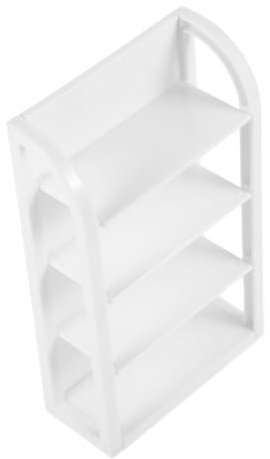 Kontonty Mini Estante De ExhibicióN Realista para Casa De MuñEcas Muebles Miniatura para DecoracióN Y Juego De Roles Modelo De Estante De Supermercado En Miniatura 4.92X2.95X1.25 Pulgadas