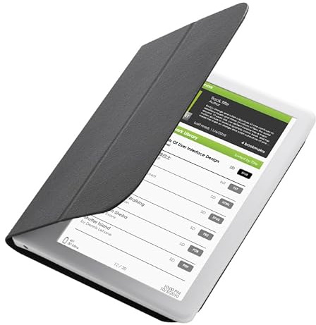 Tosuny E Lecteur, Lecteur de Livres de 7 Pouces E avec écran LCD TFT, Support de Musique et Lecture Vidéo, Livres Audio avec Protecteur D'écran et Cas de Protection et écouteurs (8G)