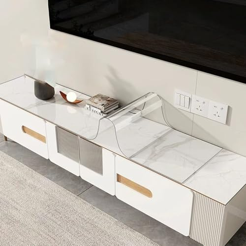 Tappetino per Davanzale Cuscinetto Per Davanzale Curvo Bordo, Copertura Protettiva In PVC Per Davanzali, Controsoffitti/ingresso Stanze/cuscinetti Decorativi Interni, Tappetino(Clear,LxW 150x20cm)