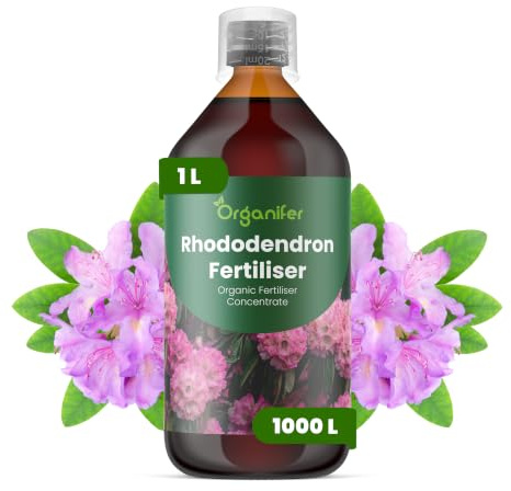 Fertilizante Líquido Para Rododendro 1L – Abono Orgánico Para Hojas Saludables Y Crecimiento Fuerte – Refuerza Raíces Y Vitalidad – Organifer