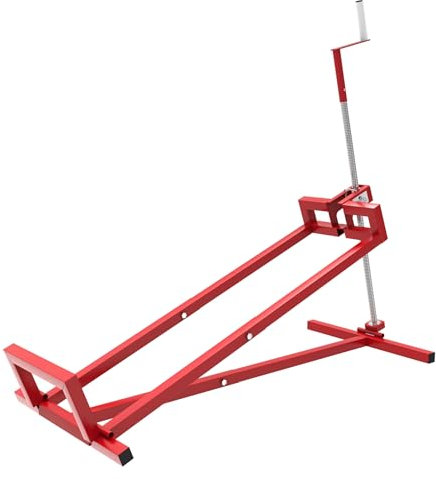 Wiltec Cric lève Tracteur Tondeuse hydraulique – 400 kg Max. – Acier – Mowerlifter Outillage de Mécanicien Treuil Palan Nettoyage Facile