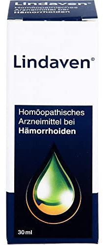 Lindaven Tropfen - natürliches Arzneimittel bei Hämorrhoiden - diskrete Behandlung von innen - 30 ml