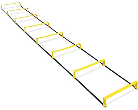 HAEST Erhöhte Koordinationsleiter - 4,12 m - 55 cm Schwellenabstand