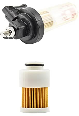 VIKEP Combustibile Filtro fuoribordo Motor Acqua Separatore di Acqua Motore Adatta per Y-Amaha 50HP 60HP 70HP 75HP 80HP 90HP 95HP 100HP 115HP 68V-24560-00 (Color : 1 Set)