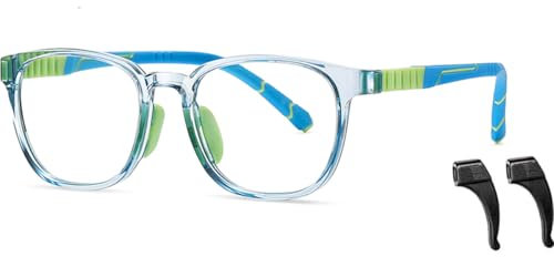 Musivon Occhiali Luce Blu Bambino Per Età 3-12 Filtro Luce Blu Occhiali Bambino Luce Blu Computer Per Gaming