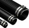 50mm (2) X 3 Metre Black Corrugated PVC Flexible Pond Hose with 2 Pipe Clips