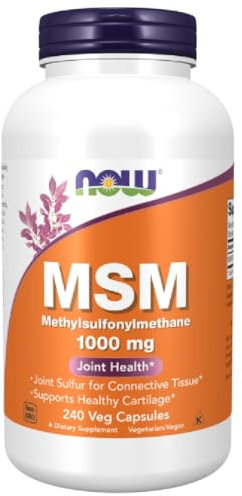 Now Foods, MSM, 1.000 mg, 240 vegane Kapseln, Schwefel