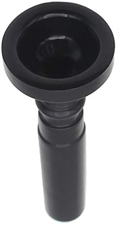 Trumpet Mouthpiece 7C Size ABS Plastic Black/White Parts Accessories Black