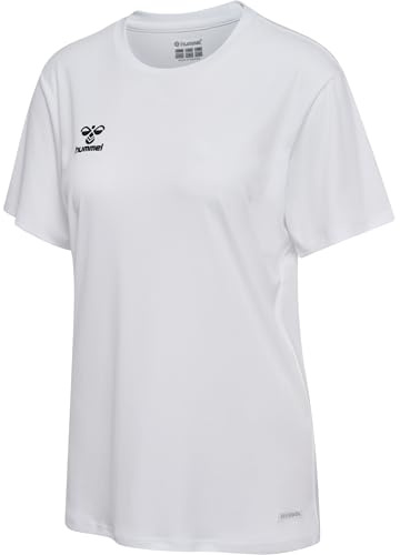 hummel hmlESSENTIAL Jersey S/S dam, vit, S