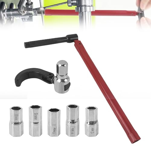 Hojalis 7 Stück Standhahnmutterschlüssel Set, 8-12 MM Standhahnschlüssel, Standhahnschlüssel Universalwerkzeug, Wasserhahn Montagewerkzeug, Armaturenschlüssel Wasserhahn, Sanitär Werkzeug