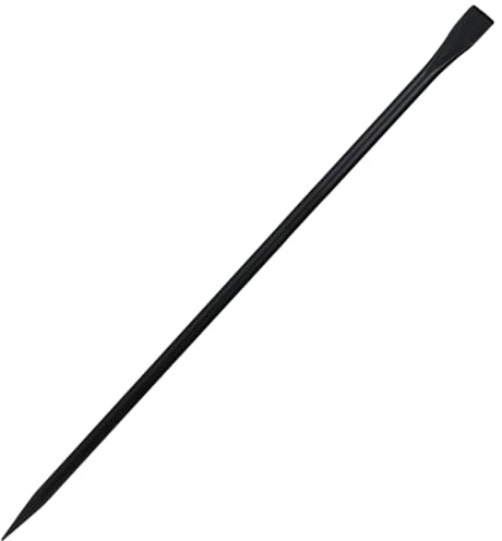 pokm toolsmarket - 1200mm Brecheisen/Brechstange aus Stahl – mit gerader Schneide & Spitze – massiv & schwer – Hergestellt in der EU