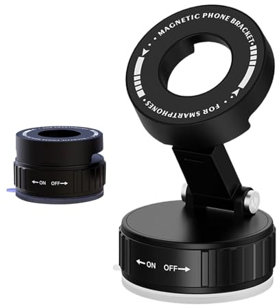 Genérico Soporte Magnético para Teléfono En Coche | Base De Teléfono para Salpicadero De Vehículo - Base Ajustable para Celular En Camiones Y Vehículos