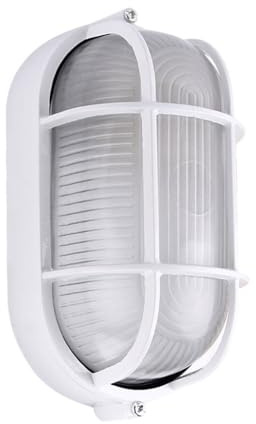 Zanthicia Lampada da parete 110-130V Forniture per sauna Dispositivo di illuminazione ovale dipinto multiuso Accessori da giardino con contratto Luce per portico