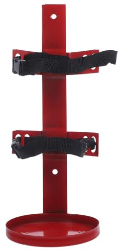 Kisangel Support Mural Fixation pour Extincteurs 2-4 Kg pour Extincteur Polie, Facile à Installer pour Sécurité Domestique et Professionnelle