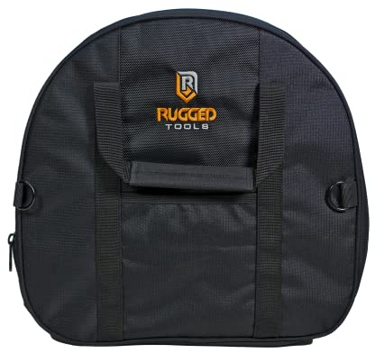 Rugged Tools Cable Bag - Jumper Cable Bag - Storage & Organizer for Cables, Cords, and Hoses Including EV Charging Cables for Electric Vehicles - Tesla, Nissan Leaf, Chevy Bolt