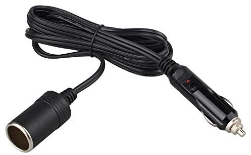 Futheda Cavo di prolunga per accendisigari auto, 12 V, 24 V, 10 A, maschio femmina, adattatore per presa di corrente continua, cavo di prolunga per caricabatterie da auto, 3 m
