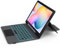 Para Samsung Galaxy Tab S6 Lite 10,4 Pulgadas 2024/2022/2020 Funda Con Teclado QWERTZ: Iluminación de 7 Colores Con Panel Táctil, Todo en Uno Con Soporte Para Lápiz