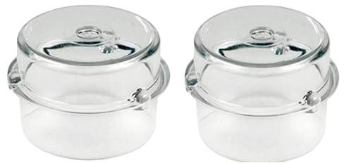 FLAVOR PLUS 2 pezzi di bacino trasparente, misurino compatibile con Bimby TM31, TM21, 3300.