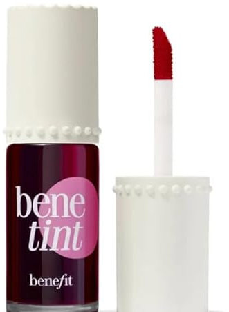 Benefit Benetint Rose-Tinted Lip & Cheek Stain 6ml – Longwear, Smudge-Proof, Sheer Rose Tint – Natural Flush for Lips & Cheeks – Lightweight, Transfer-Proof, Non-Drying Beauty Essential