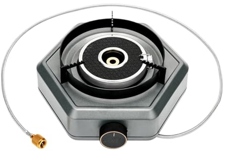 Fornello A Gas Bruciatore A Gas | Bruciatore Portatile Da Campeggio 7800W In Acciaio Al Carbonio | Stufa Propano Compatta Per Outdoor, Escursioni, Picnic, Trekking E Viaggi