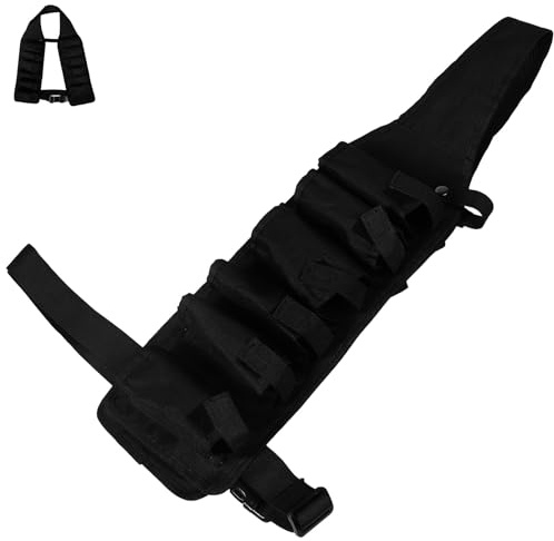 MAGICLULU Ceinture de Bière en Tissu Oxford Noir, Sangle Réglable pour Hommes et Femmes, Porte-Bouteille Portable pour Camping, Barbecue et Randonnées en Plein Air, Accessoire Léger