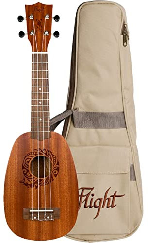 Flight, NUP310 Ukulele mit 4 Saiten, Ananas, Sopran