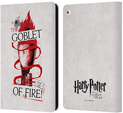 Head Case Designs Licenciado Oficialmente Harry Potter Cáliz de Fuego Cáliz de Fuego I Carcasa de Cuero Tipo Libro Compatible con Apple iPad Air 2 (2014)
