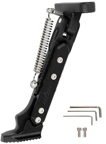 Natcoo E Scooter Ständer, Höhenverstellbar 142mm-170mm, Seitenständer für Xiaomi M365/Pro/Pro2/1S/Mi3/Essential, Scooter Seitenstütze, Fußstütze, Zubehör für Xiaomi Scooter