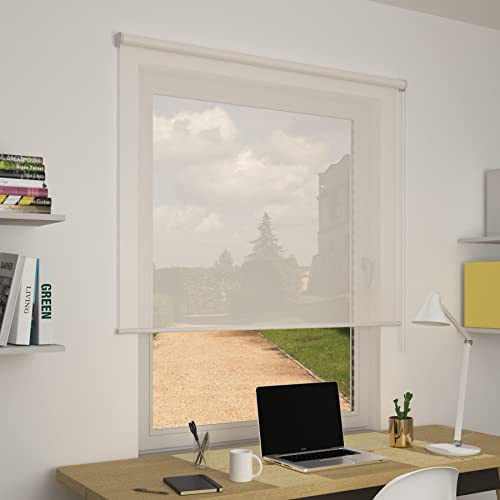 OR Tende - Estor enrollable filtrante Screen 10% a medida 100 x 300 cm personalizable para interiores, para puertas, ventanas y basculantes, fabricado en Italia