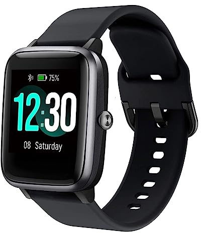 Harikiri Bracelet Montre Connectée pour ID205L,19mm Silicone Bracelet pour Veryfitpro, fitness,GRV,Willful,Popglory,Blackview,ID205S ID205G ID215G ID216 SW020 SW023 WF021 WF025 Smartwatch