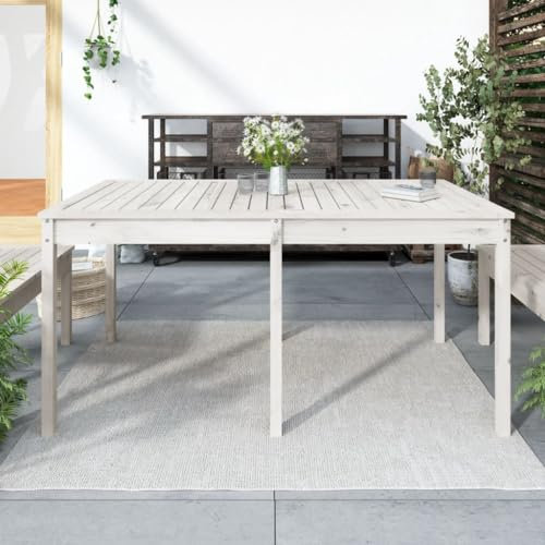 DYRJDJWIDHW bierzeltgarnitur,stehtisch,stehtisch klappbar,Garten-Esstisch 200x90x74 cm Massivholz AkazieIdeal für Gärten, Terrassen, Weihnachtsfeiern