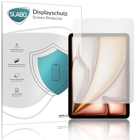 Slabo 2 pellicole protettive per display per iPad Air 2024 (11 pollici), M2 pellicole protettive per display, accessori non riflettono | nessun riflesso opaco