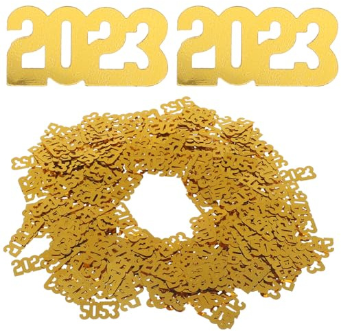 KOMBIUDA 5bolsas Confeti Decorativo Para Fiestas De Año De Decoración Colorida Para Mesas Para Celebraciones y Ambientación Festiva