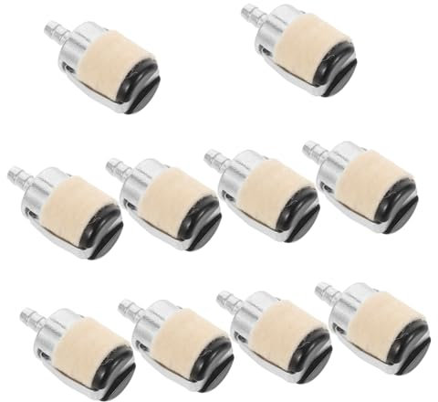 Mipcase 10pezzi Filtro Carburante Per Motosega Parte Di Ricambio Per Tagliaerba Filtro in Resistente Sostituzione Carburante Per Motosega