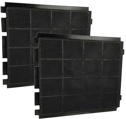 vhbw 2x Filtres à charbon actif remplacement pour Airforce AFFCA267, AFCFCA267 pour hotte aspirante