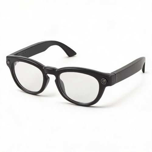 KI-Übersetzungsbrille mit Kamera, Intelligente Übersetzerbrille mit App und Bluetooth, 11 Sprachen Übersetzung, Video- und Fotoaufnahme, für Reisen, Musik, Anrufe, Geschäft