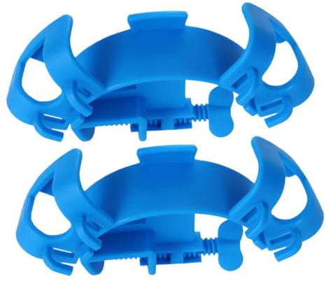 MAGICLULU 2pcs Water Pipe Holder Clips for Fish Tank Aquarium Tube Clamp for Diameter Hoses Easy to Install Versatile Hose Management