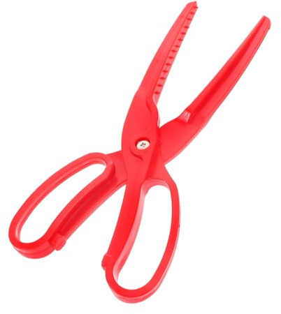 TOYANDONA Alicates de Pesca Multifuncionales con Tijeras de Abs Plástico, Kit Compacto Rojo, Herramienta Ligera y Portátil para Controlar Peces y Cortar Hilo, Accesorios Pesca para Uso